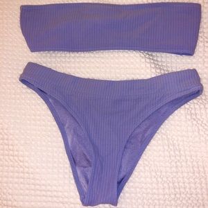 Triangl strapless bathing suit